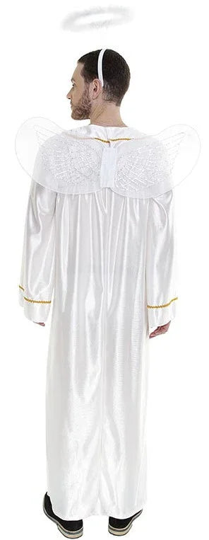 Disfraz de Ángel Navideño con Alas para Hombre Ángeles Partilandia